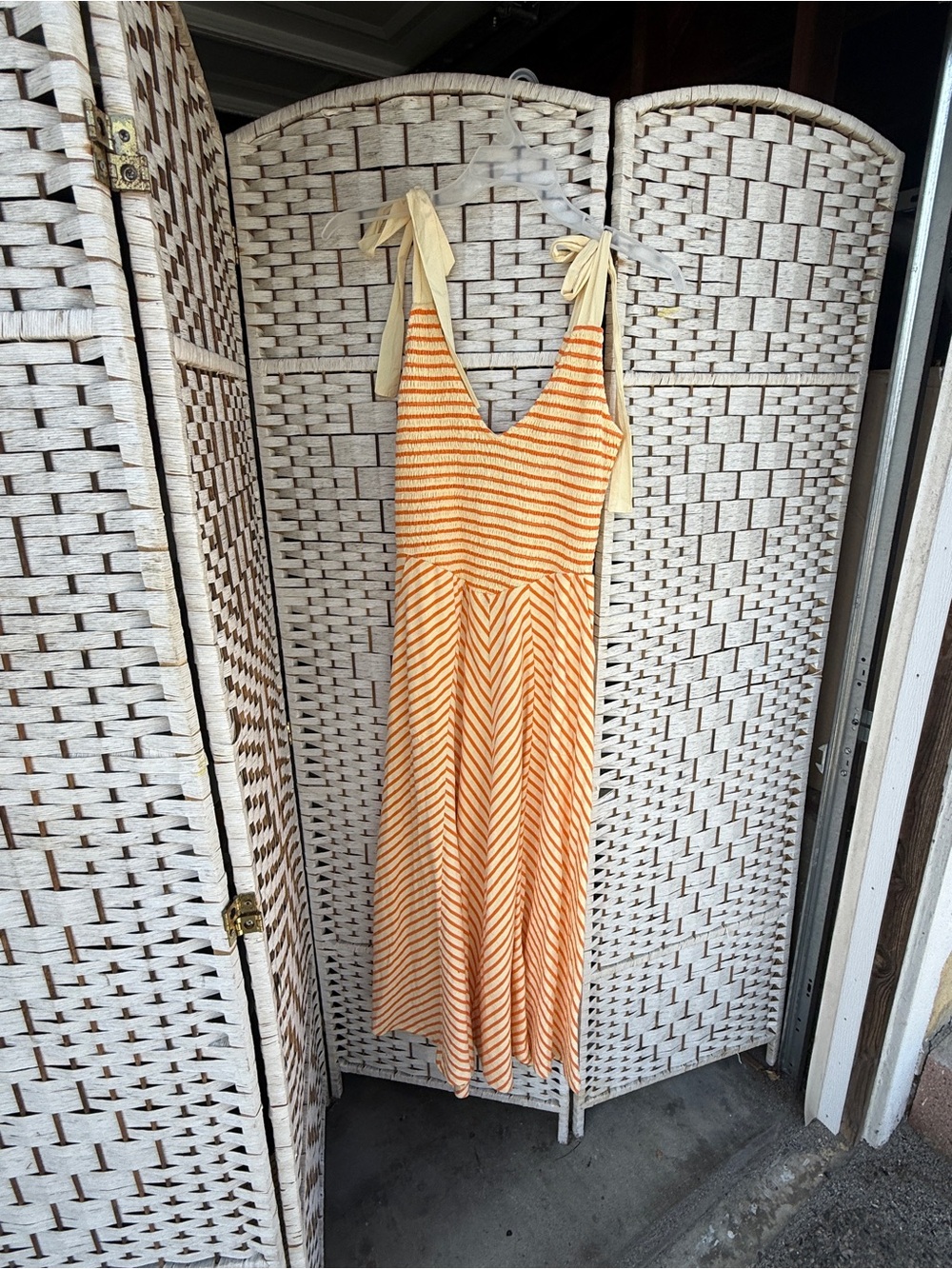 Free People maxi dress NWT colorful stripe pop art packable vacation‎ outfit Med